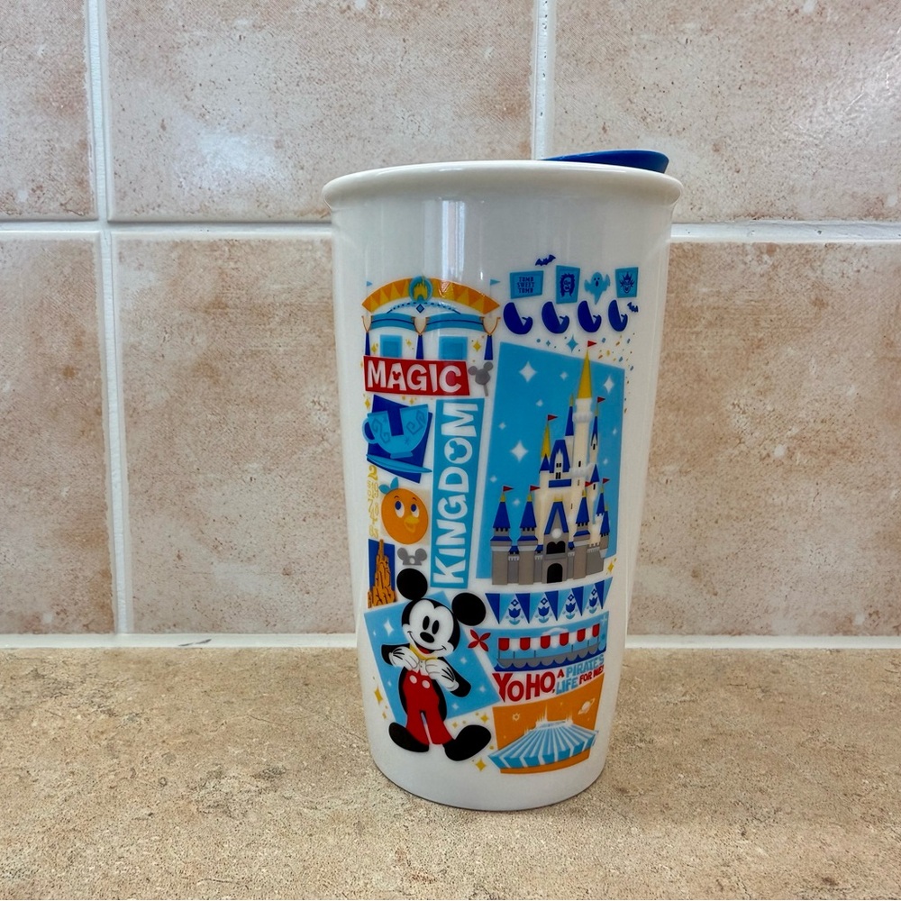Disney Parks x Starbucks 2018 Ceramic Tumbler Magic Kingdom